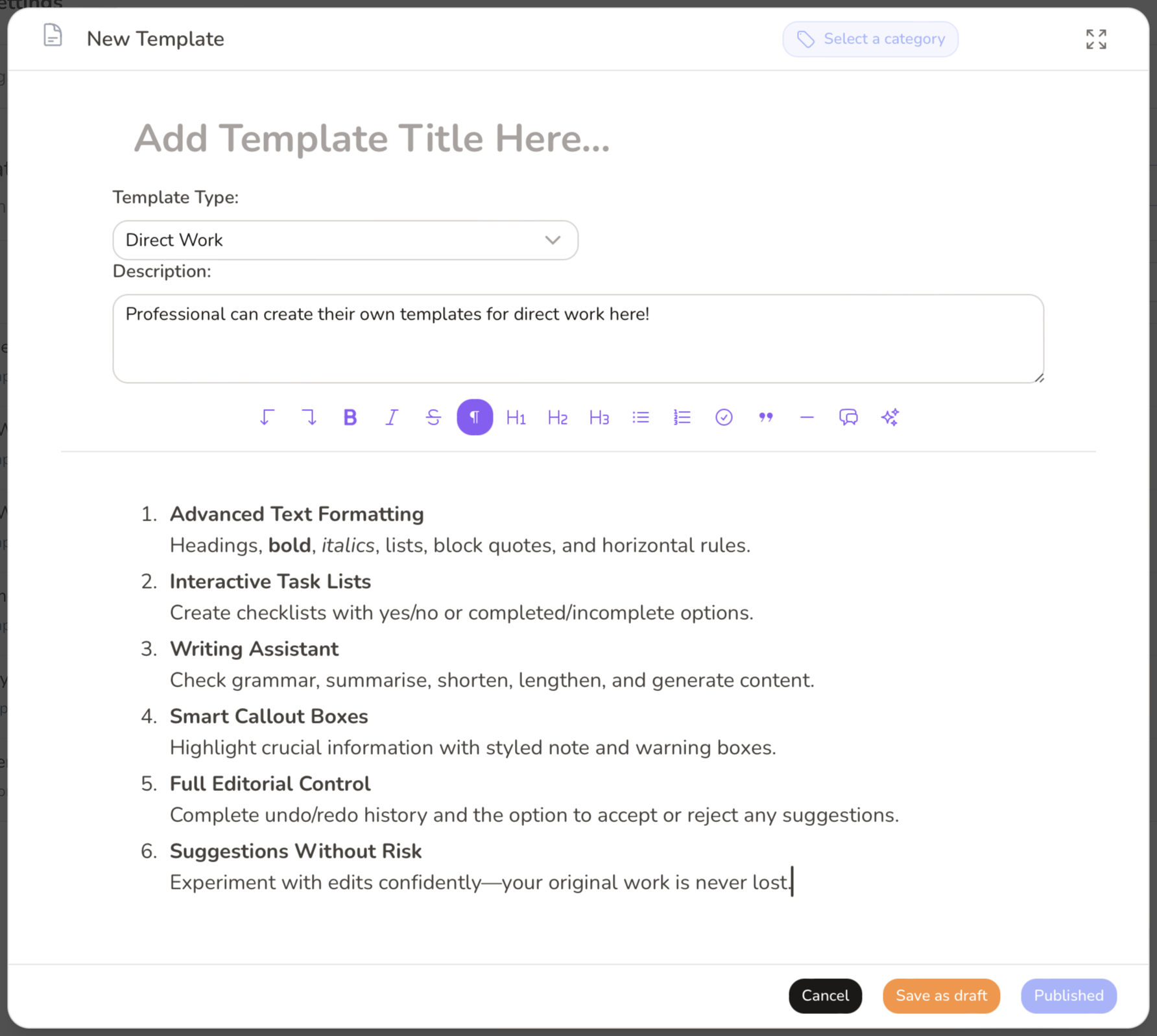 Template Management